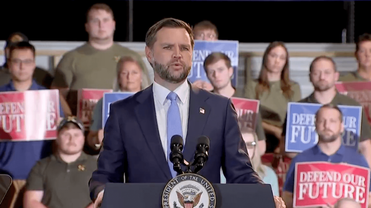 Screenshot of JD Vance