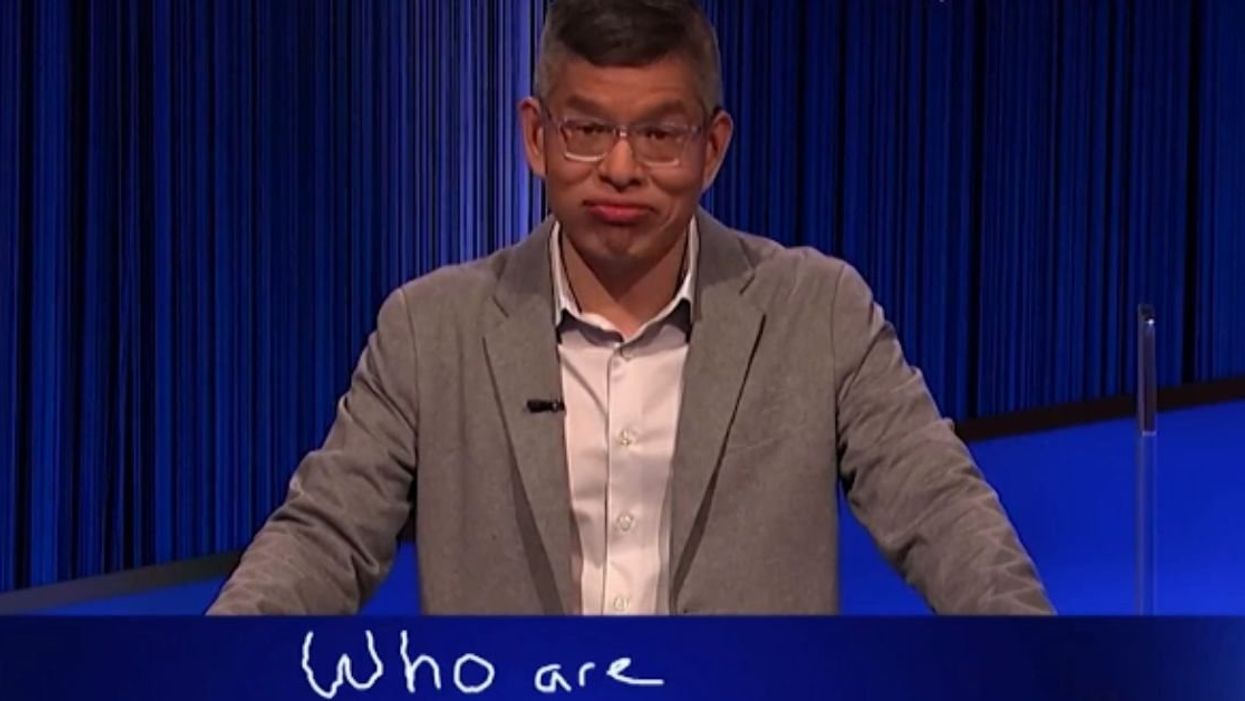 Screenshot of "Jeopardy!" champ Ben Chan