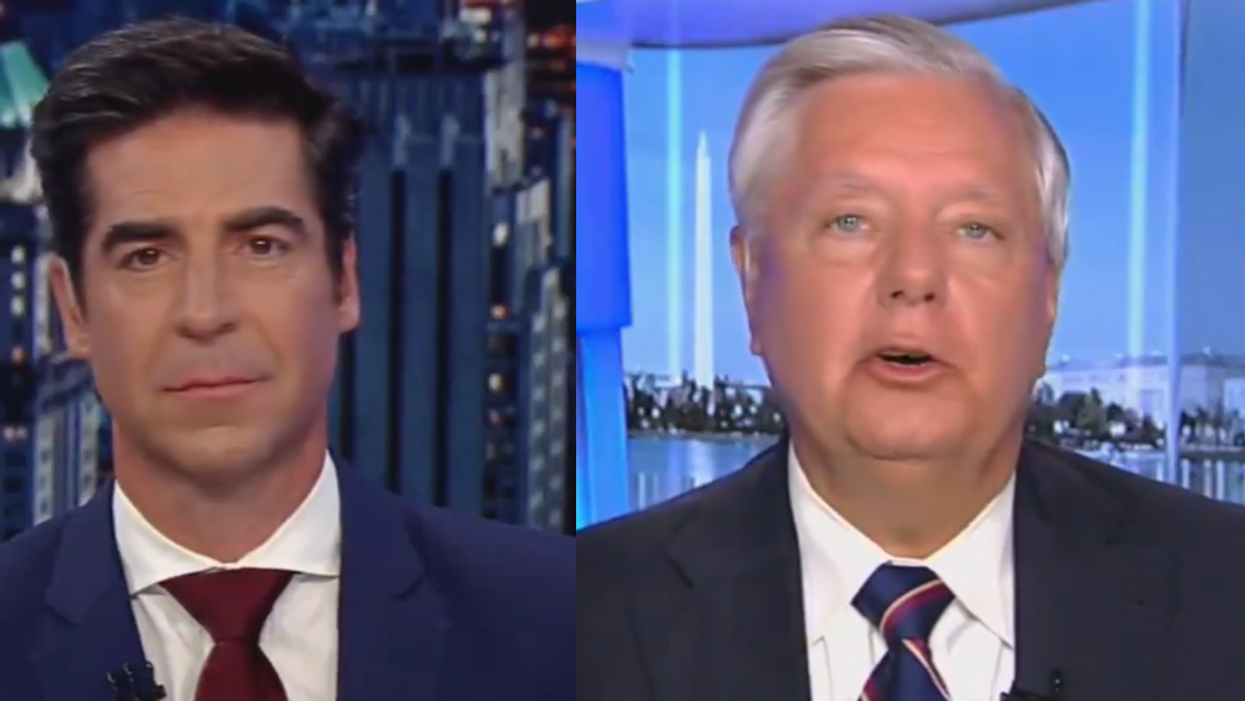 Screenshot of Jesse Watters and Lindsey Graham