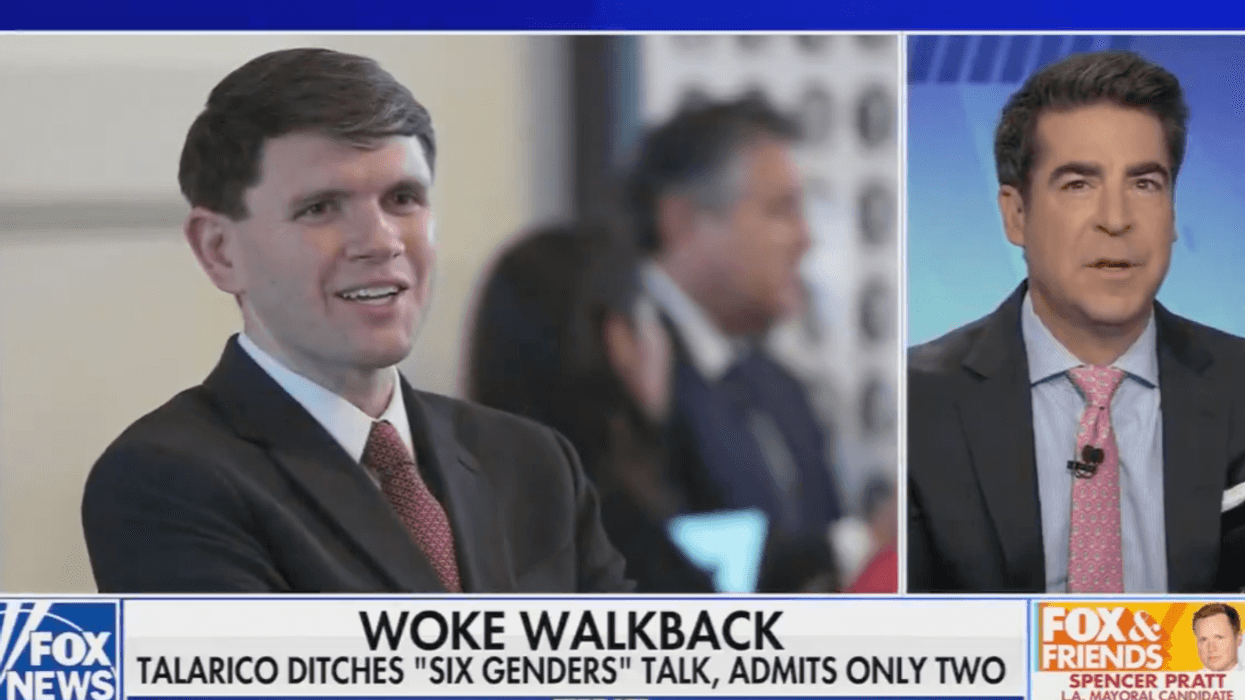 Screenshot of Jesse Watters discussing James Talarico