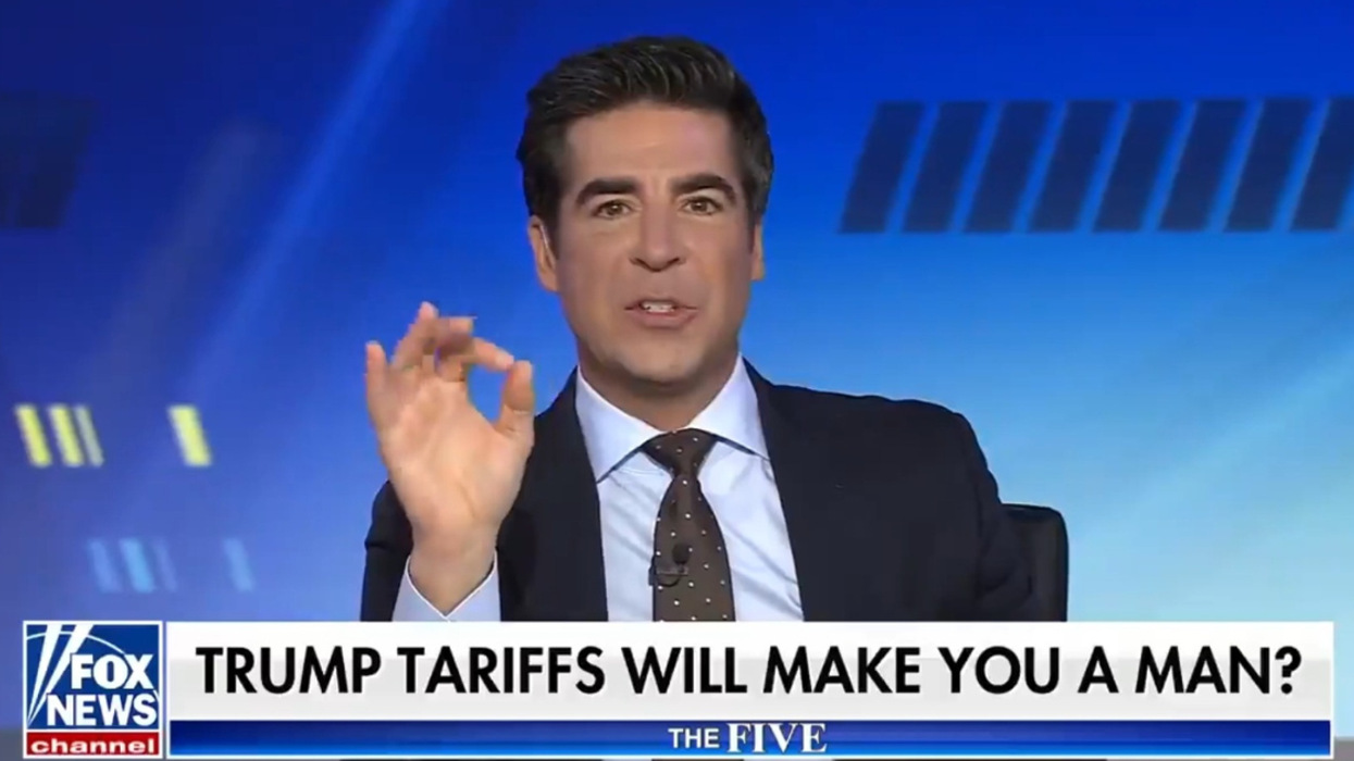 screenshot of Jesse Watters on Fox News