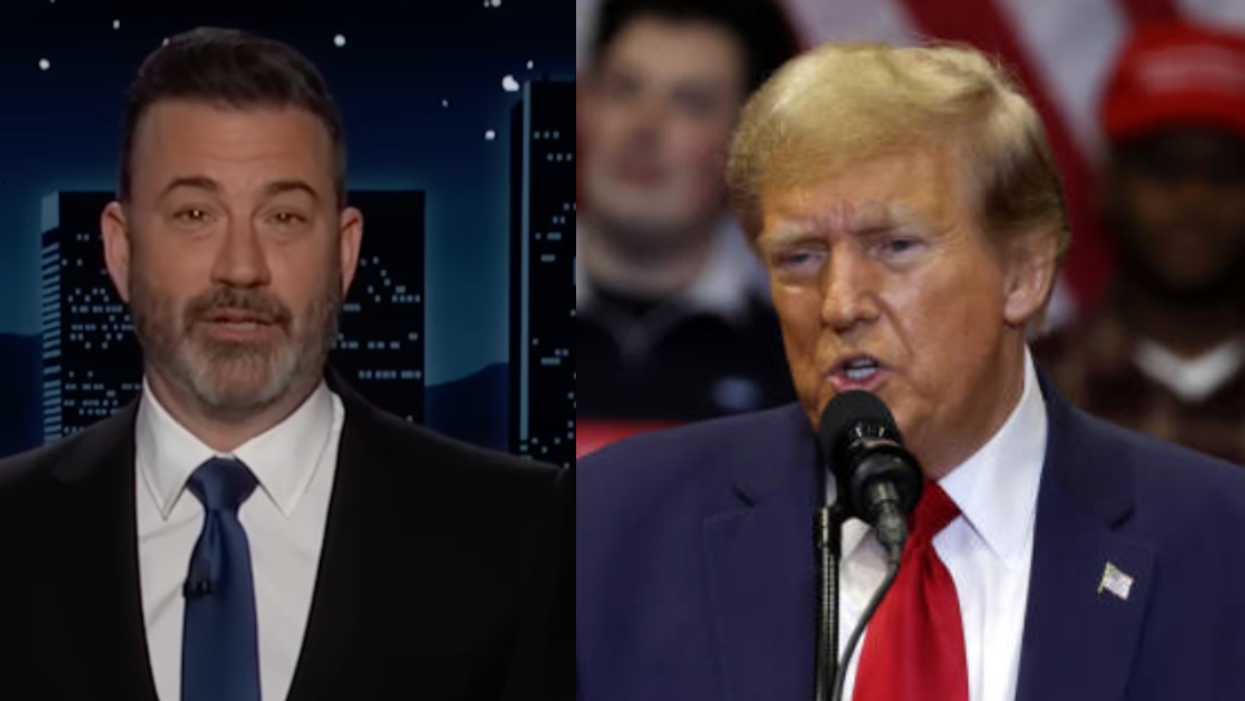 Screenshot of Jimmy Kimmel; Donald Trump
