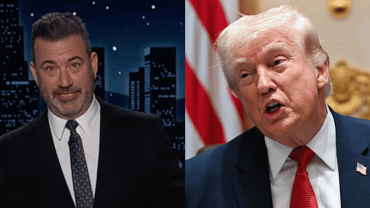 Screenshot of Jimmy Kimmel; Donald Trump