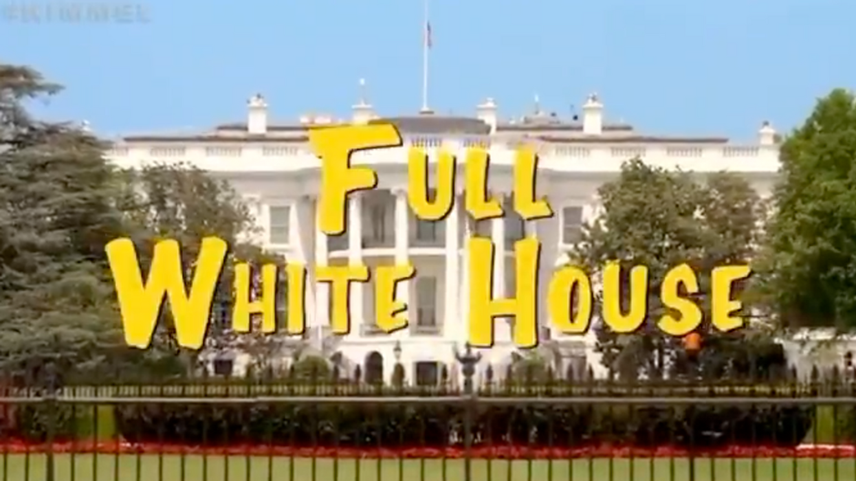 Screenshot of Jimmy Kimmel's "Full White House" title card