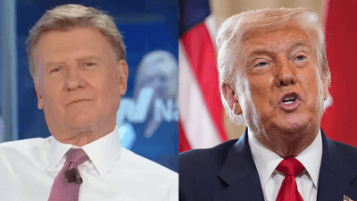 Screenshot of Joe Kernen; Donald Trump