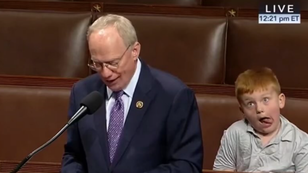 Screenshot of John Rose and his son Guy