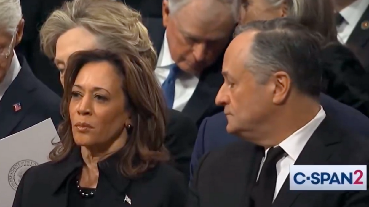 Screenshot of Kamala Harris and Doug Emhoff