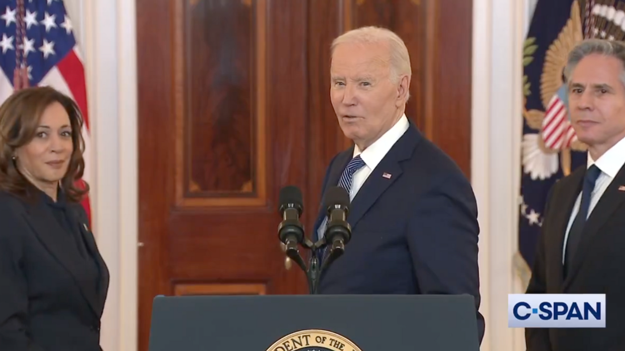 Screenshot of Kamala Harris and Joe Biden