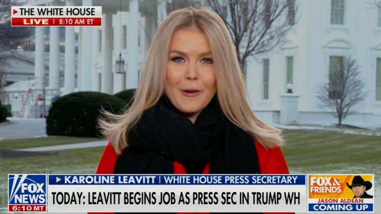 Screenshot of Karoline Leavitt from Fox News