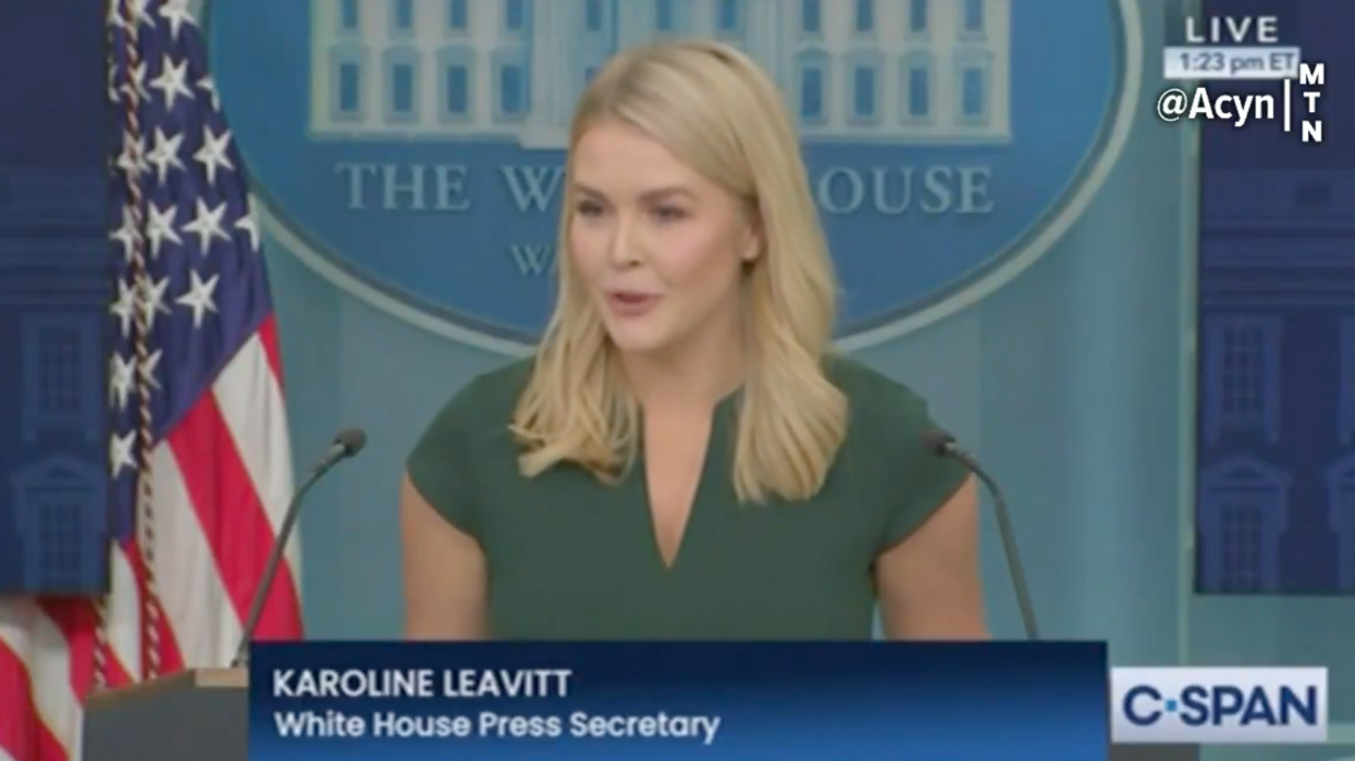 Screenshot of Karoline Leavitt