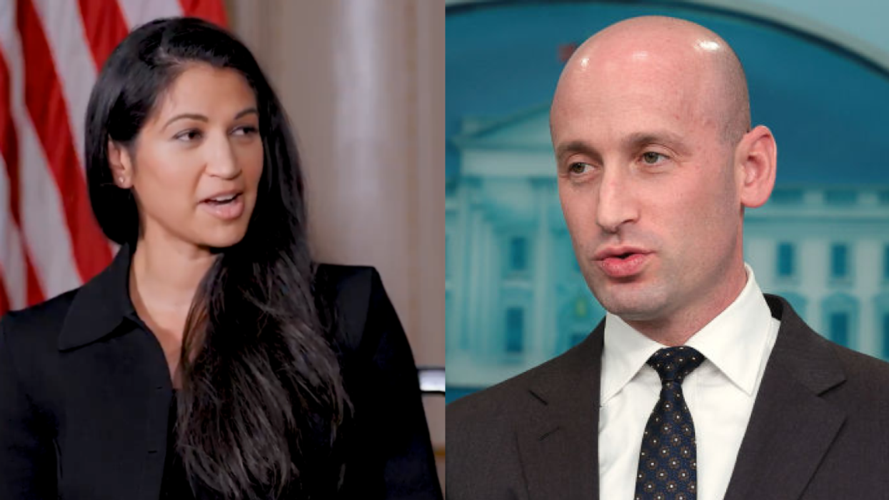 Screenshot of Katie Miller; Stephen Miller