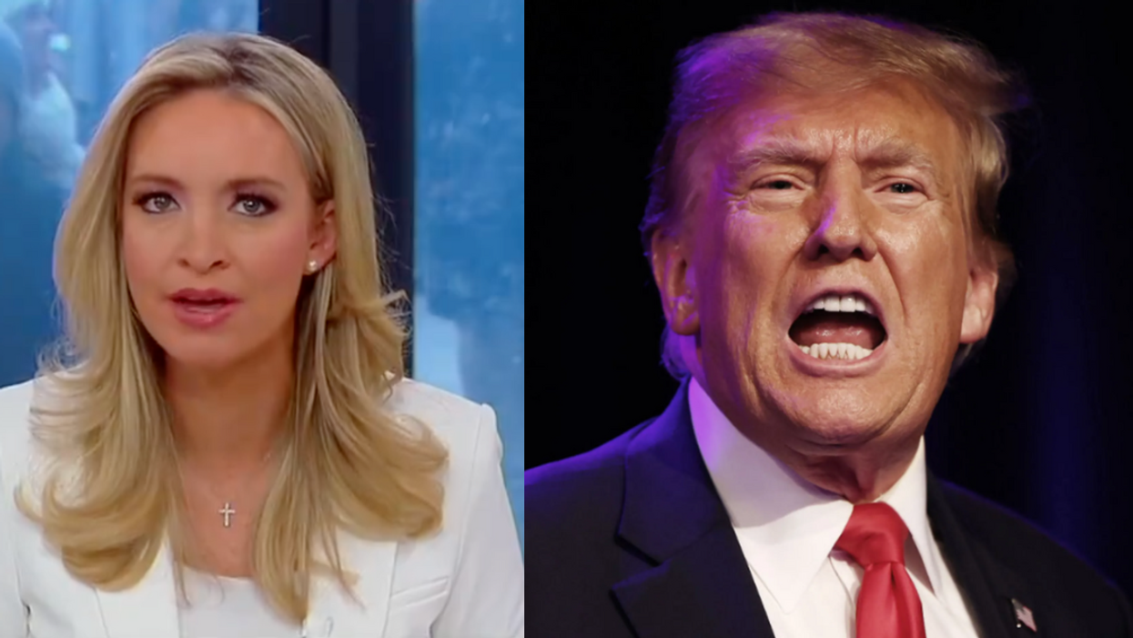 Screenshot of Kayleigh McEnany; Donald Trump