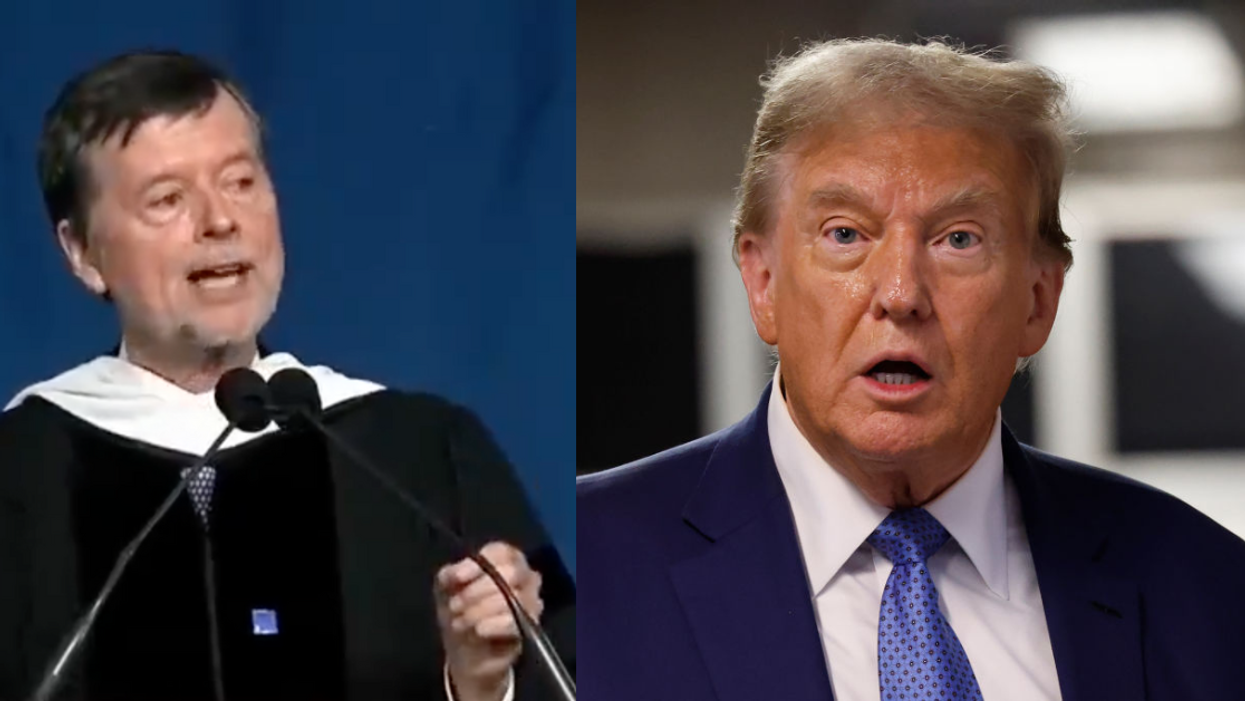 Screenshot of Ken Burns; Donald Trump