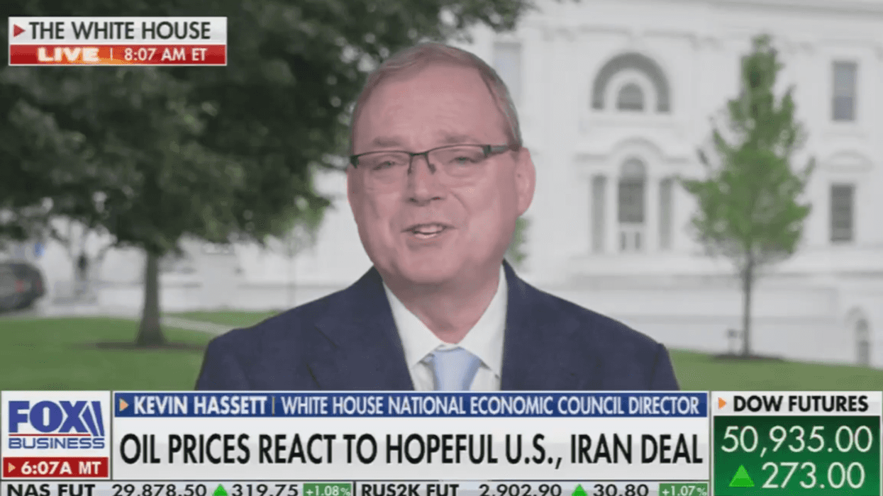 Screenshot of Kevin Hassett