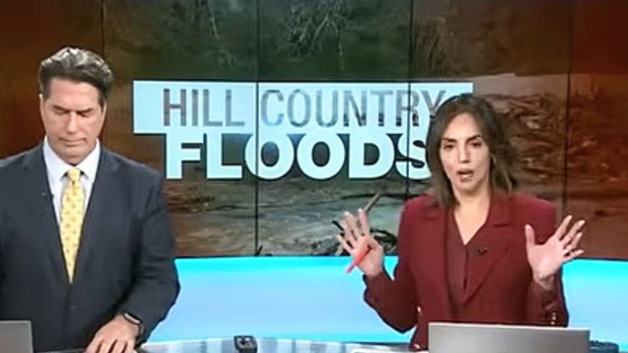 screenshot of KSAT ABC 12 news anchors and Stephania Jimenez