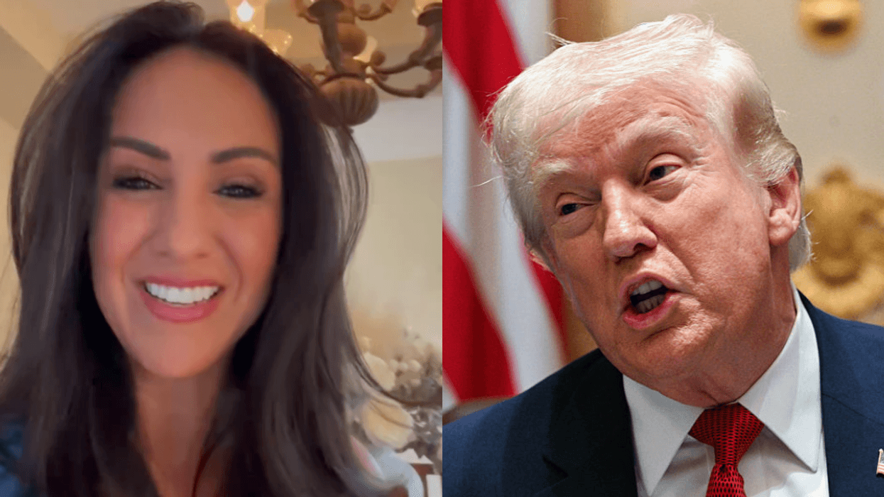 Screenshot of Lauren Boebert; Donald Trump