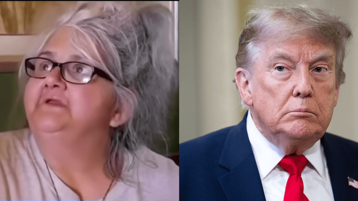 Screenshot of Linda Luttrell; Donald Trump