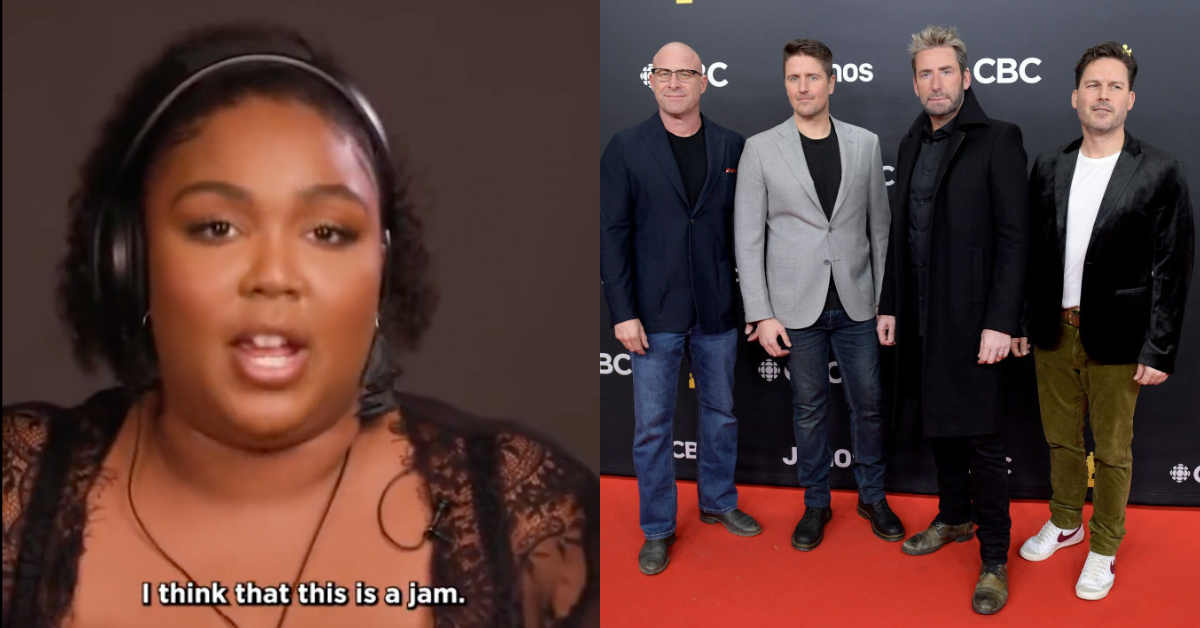 Screenshot of Lizzo/Nickelback