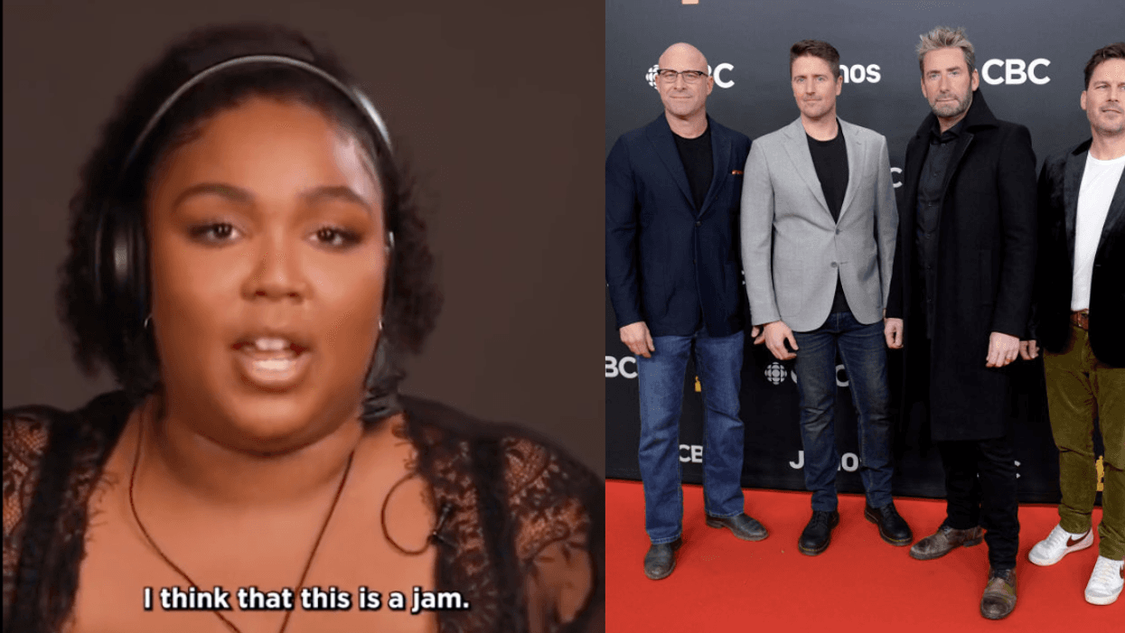 Screenshot of Lizzo/Nickelback