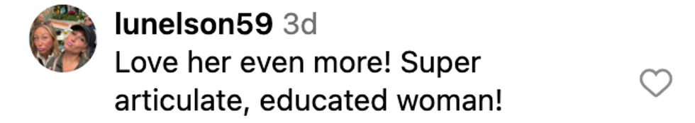 Screenshot of @lunelson59's post