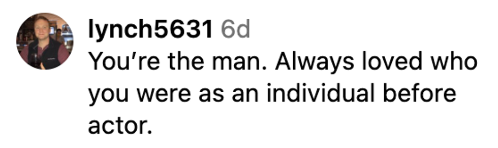 Screenshot of @lynch5631's post