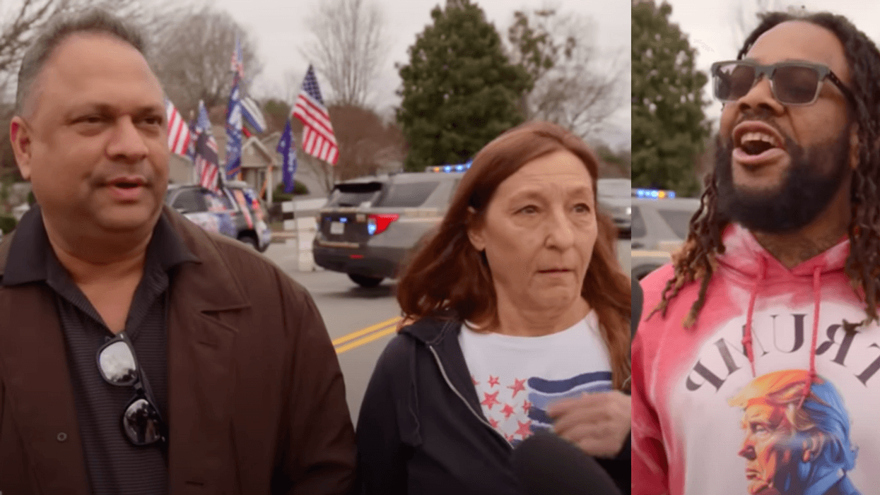 Screenshot of MAGA fans who answered citizenship questions