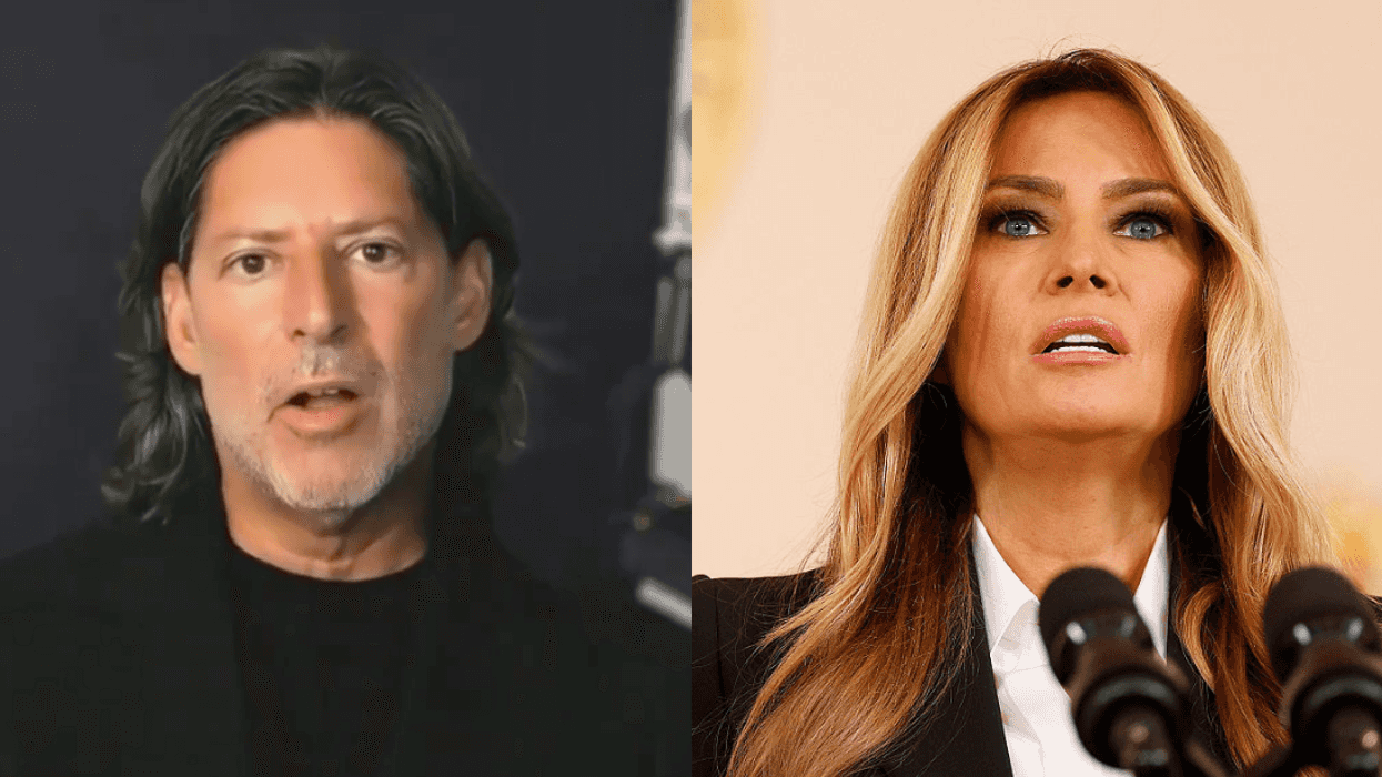 Screenshot of Marc Beckman; Melania Trump