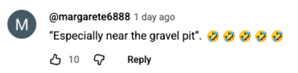 Screenshot of @margarete6888's post