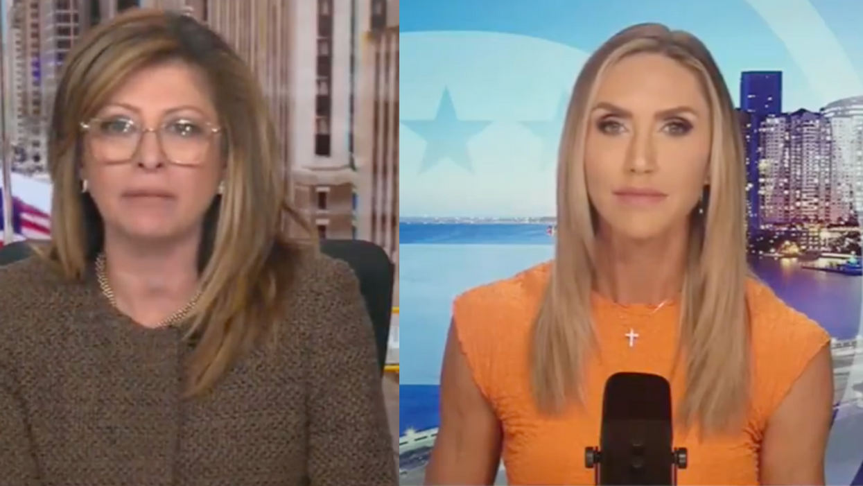 Screenshot of Maria Bartiromo and Lara Trump