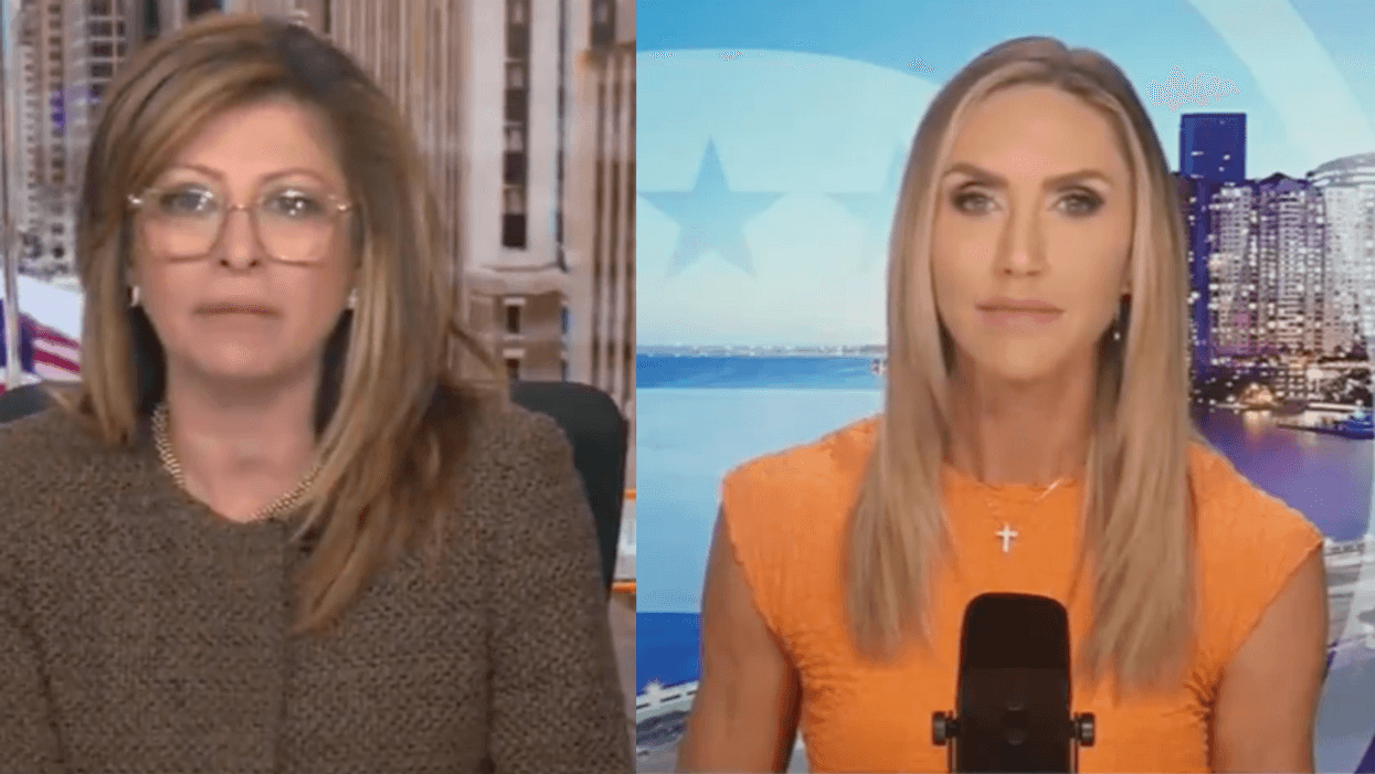 Screenshot of Maria Bartiromo and Lara Trump