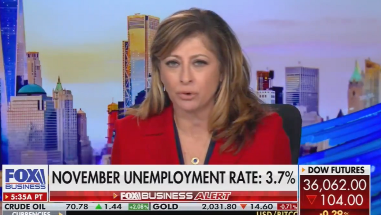 Screenshot of Maria Bartiromo