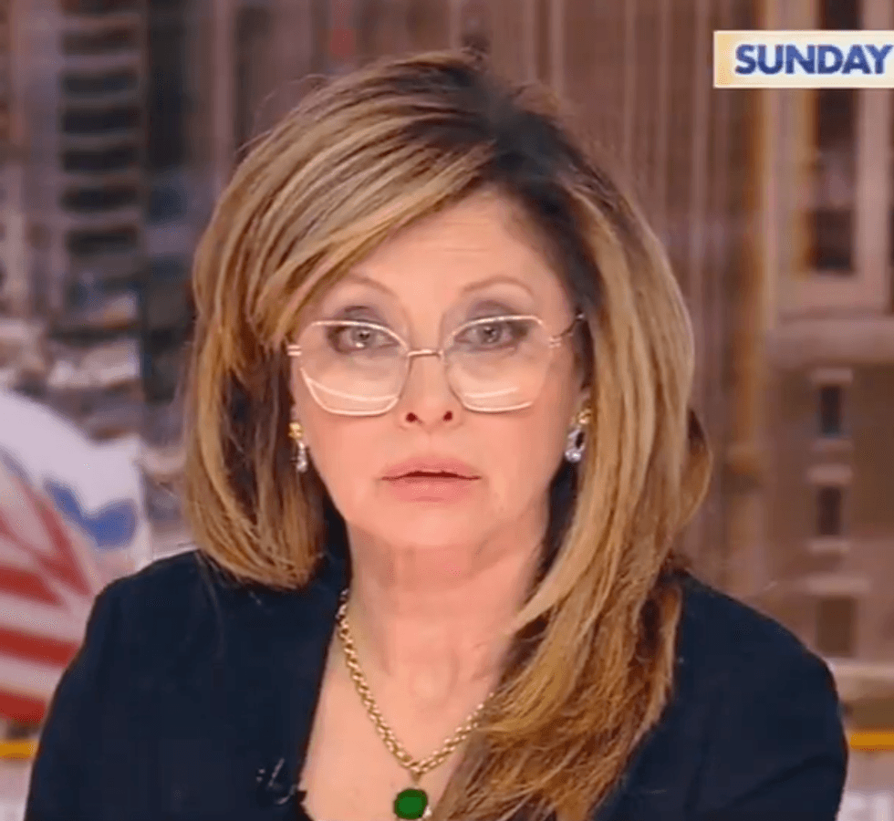 Screenshot of Maria Bartiromo
