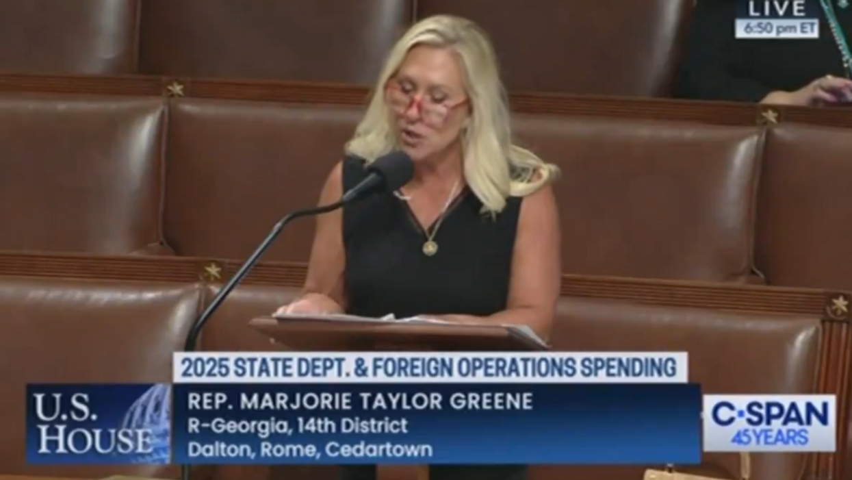 Screenshot of Marjorie Taylor Greene