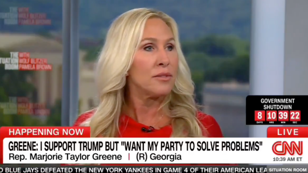 Screenshot of Marjorie Taylor Greene