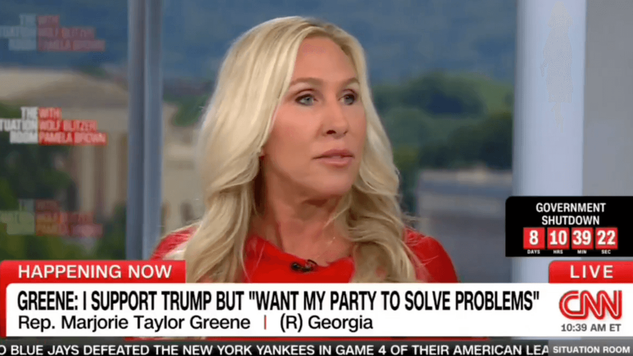 Screenshot of Marjorie Taylor Greene