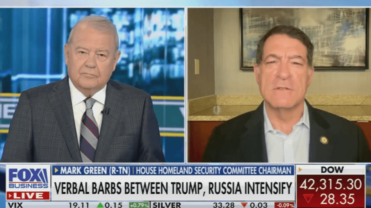 Screenshot of Mark Green speaking on Fox Business