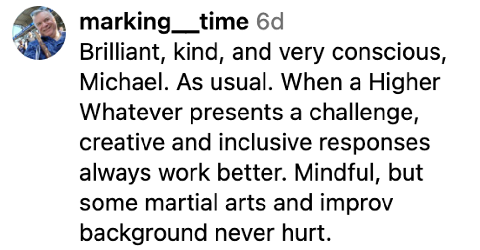 Screenshot of @marking_time's post