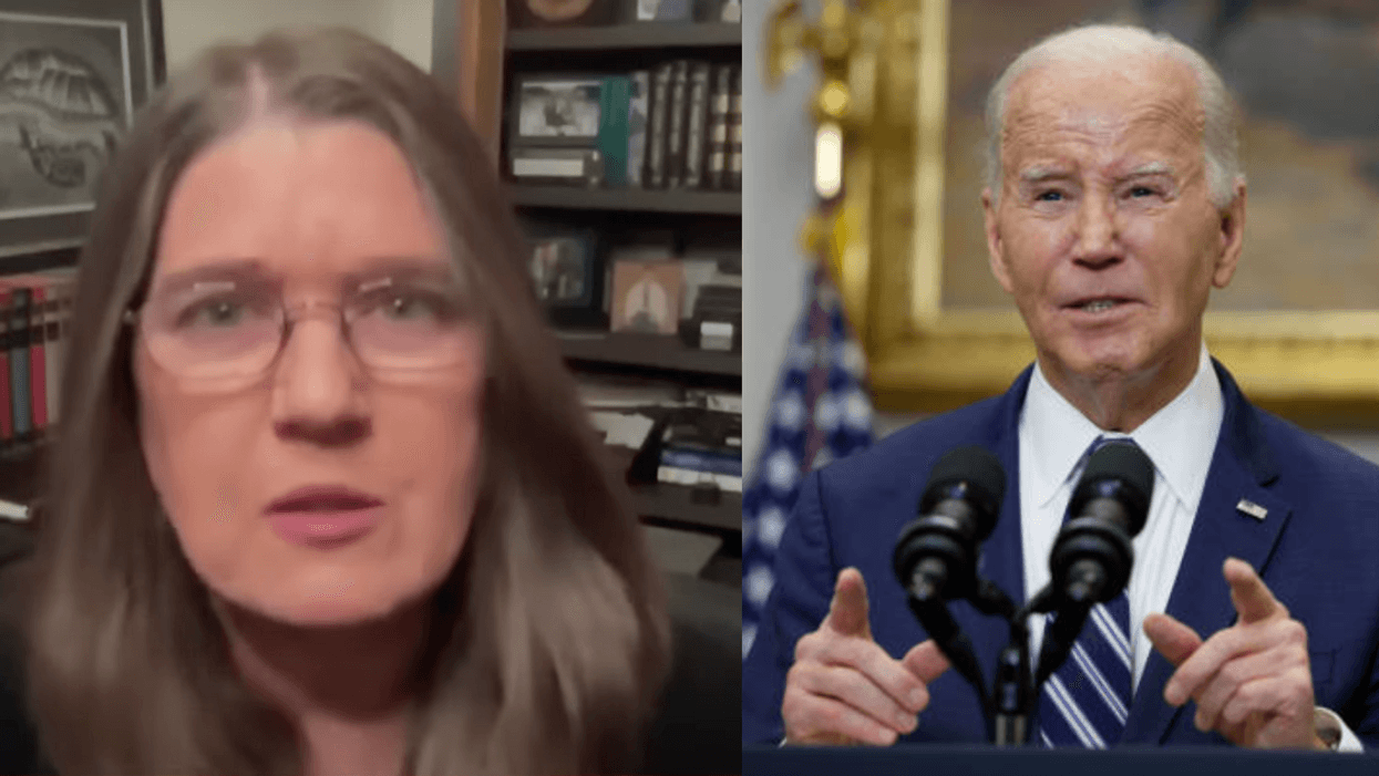 Screenshot of Mary Trump; Joe Biden