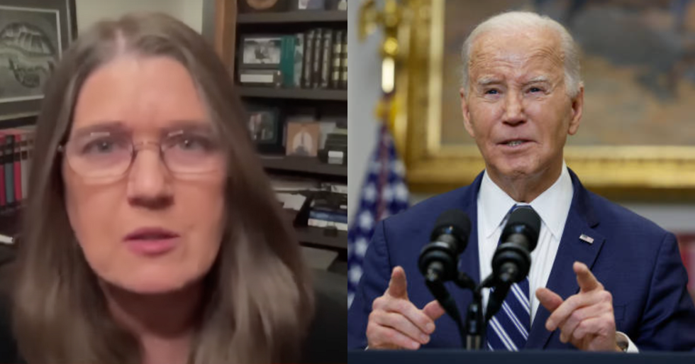Screenshot of Mary Trump; Joe Biden