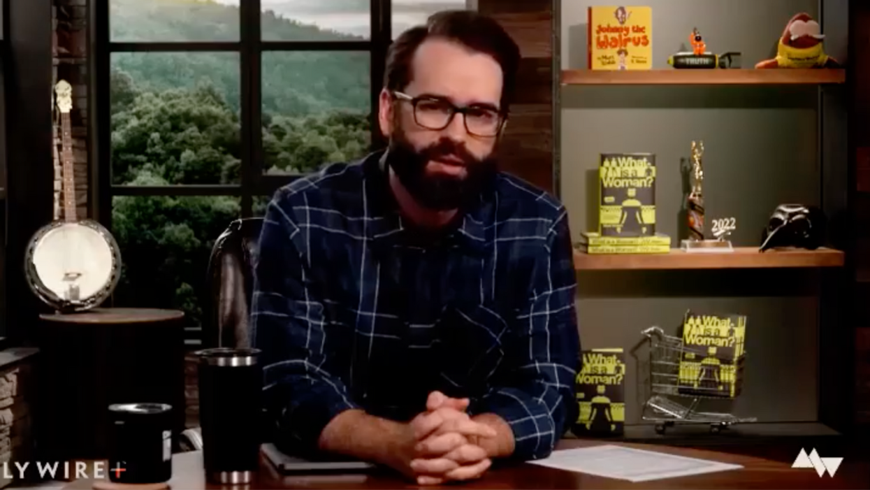 Screenshot of Matt Walsh