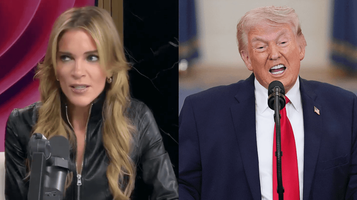 Screenshot of Megyn Kelly; Donald Trump