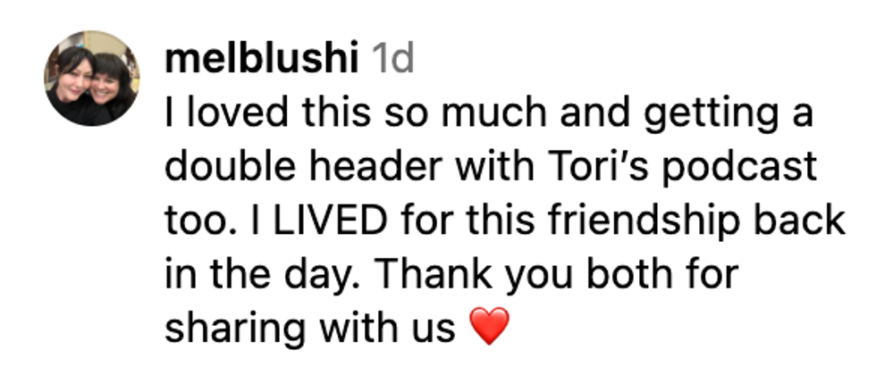 Screenshot of @melblushi's post