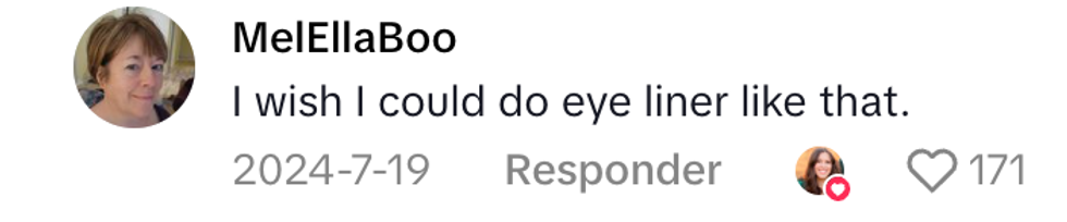 Screenshot of @melellaboo's post