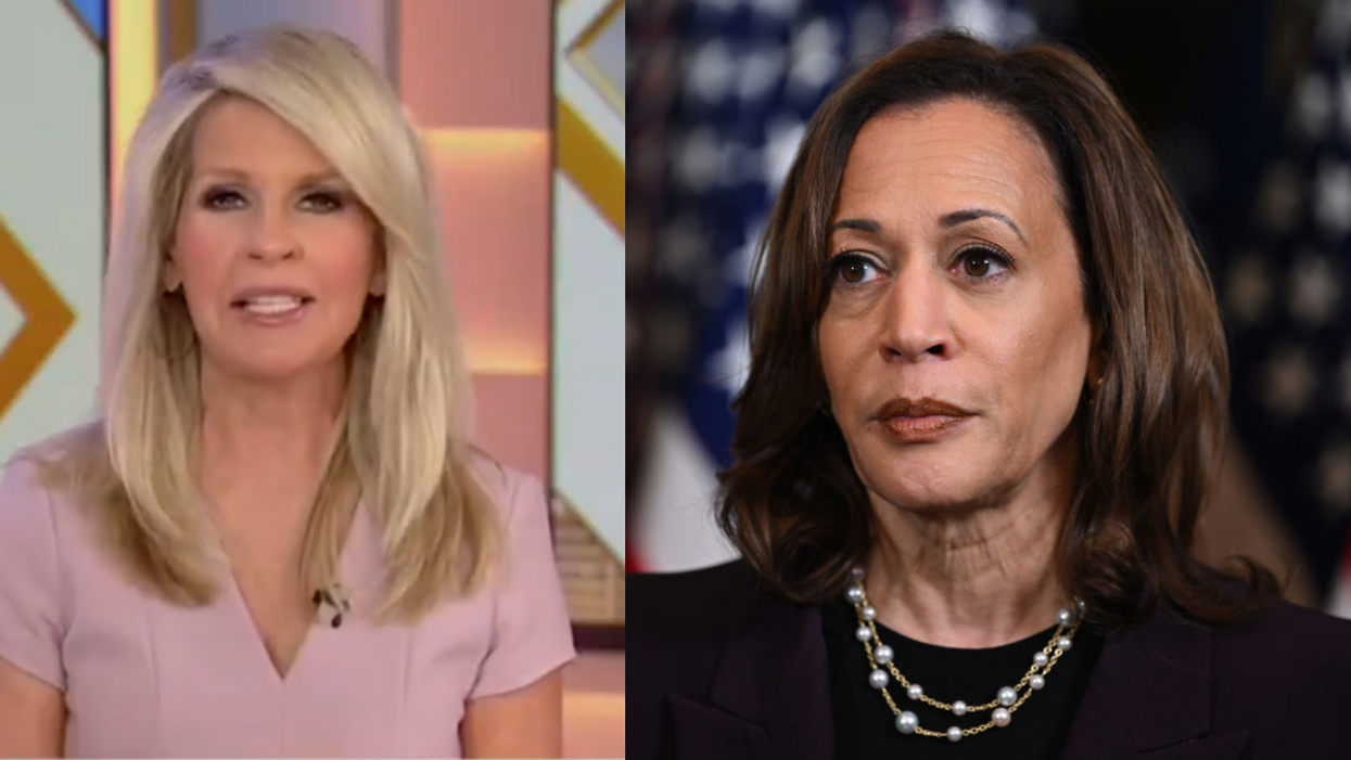 Screenshot of Monica Crowley; Kamala Harris
