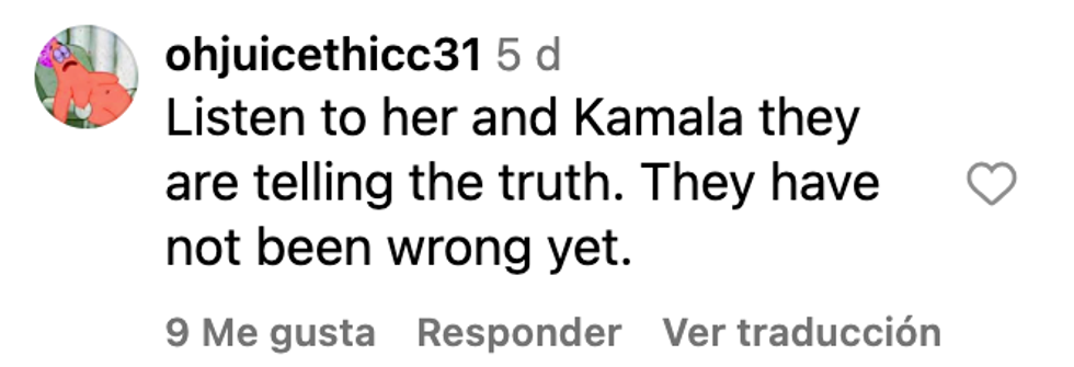 Screenshot of @ohjuicethicc31's post