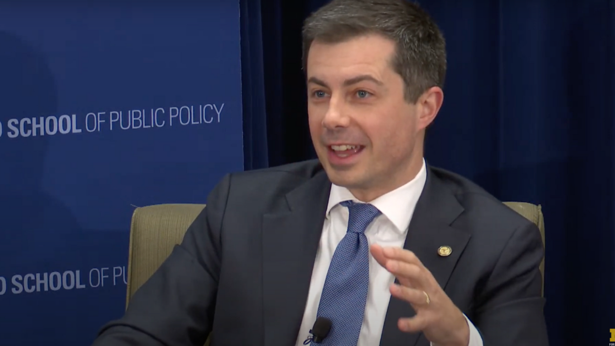 Screenshot of Pete Buttigieg