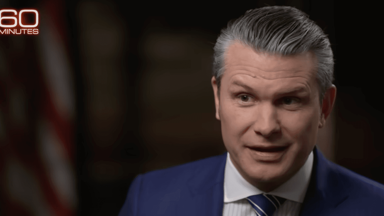 Screenshot of Pete Hegseth