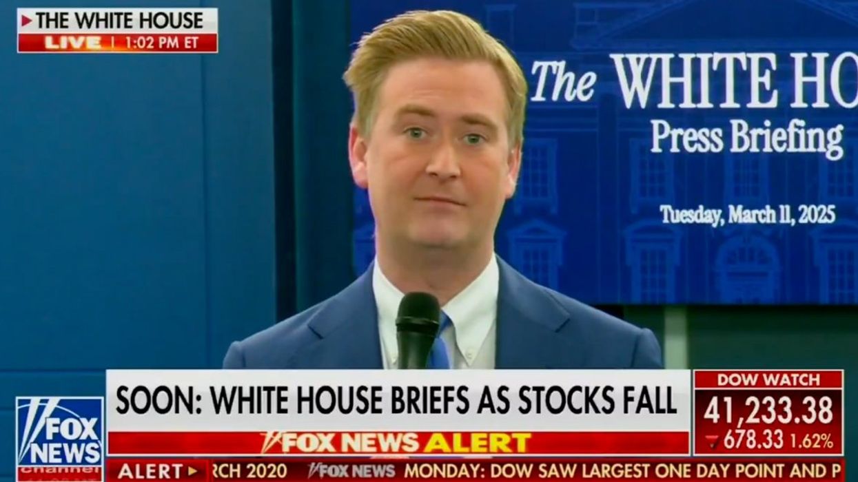 Screenshot of Peter Doocy from Fox News