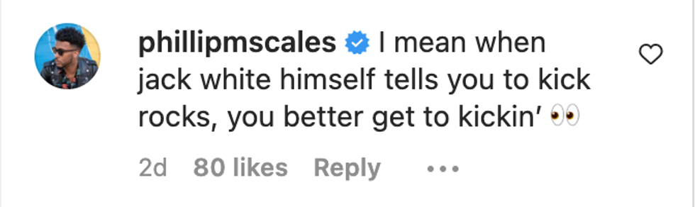 Screenshot of @phillipmscales' post on Instagram