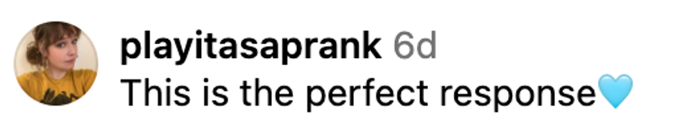 Screenshot of @playitasaprank's post